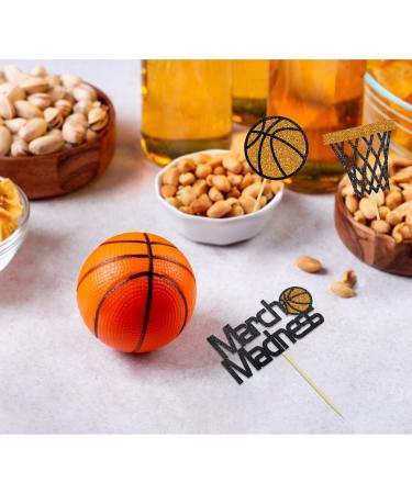 24Pcs Basketball Cupcake Toppers for Basketball Party Decorations Basketball March Madness Cupcake Toppers Basketball Theme Birthday Party Decorations (MIX B) - Buy Online on SooperMarket.com