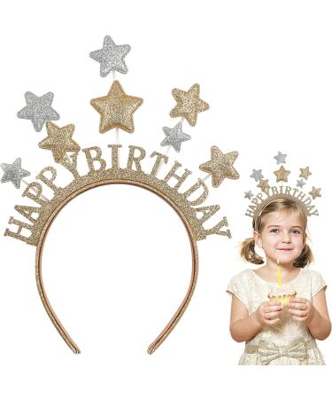 Vigorola Party Headband Hairband for Kids Adults Star Birthday Hairband Party Hair Accessories Glitter Star Head Boppers Headband Star Children's Festival Accessories for Party Holiday Birthday - Buy Online on SooperMarket.com