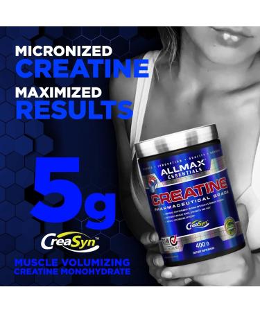 CytoGreens - Acai Berry Green Tea - 60 serving 535-gram & ALLMAX Nutrition - Creatine Monohydrate Micronized Creatine Powder for Strength and Muscle Recovery Gluten Free & Fast Absorbing 400g - Buy Online on SooperMarket.com