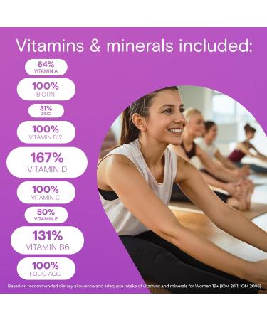 One A Day Women's Multivitamin Gummies - Daily Gummy Vitamins For Women With Vitamins A C D And Zinc To Support Immune Function Biotin For Healthy Hair Skin And Nails And More 60 Gummies - Buy Online on SooperMarket.com