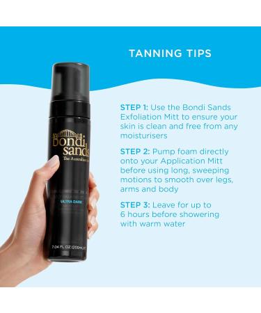 Bondi Sands Ultra Dark Self-Tanning Foam - Lightweight Buildable Formula Gives a Sun-Kissed Glow for a Flawless Finish Enriched with Aloe Vera Vegan + Cruelty Free Coconut Scent - 200 mL/7.04 Oz Very Dark 200 ml (Pack of 1) - Buy Online on SooperMarket.com