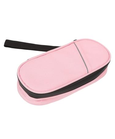 Insulin Cooler Bag Portable Medication Cooler Bag Cooling Storage Carrying Pouch Zipper Design for Indoor Outdoor(Pink)