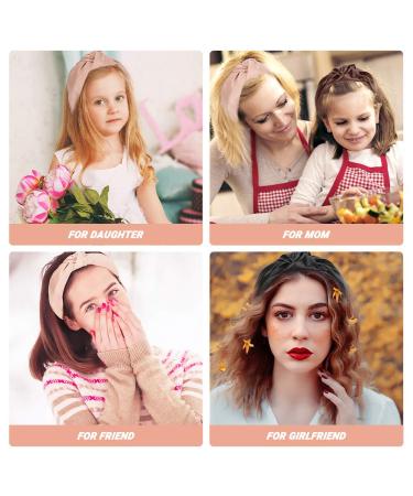 6 PCS Welltop Wide PU Leather Knotted Headbands for Women - Fashionable Non-Slip Hair Accessories for Girls - Buy Online on SooperMarket.com