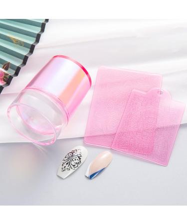 Wirlsweal Nail Art Stamp Set - Trendy Nail Tool with Soft Texture & Great Elasticity for Perfect Nail Shapes - Ideal for Women - Buy Online on SooperMarket.com