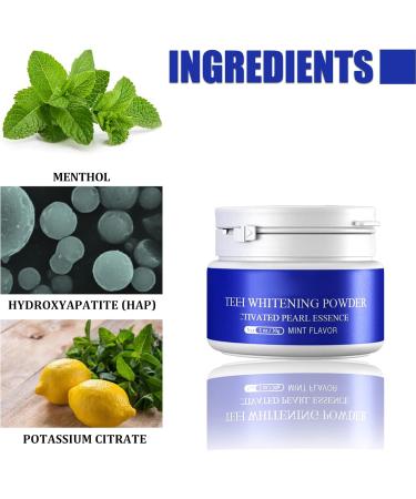 Professional Teeth Whitening Powder - 1.1 oz Charcoal Formula for Coffee & Tobacco Stain Removal - Effective Tooth Whitener - Buy Online on SooperMarket.com