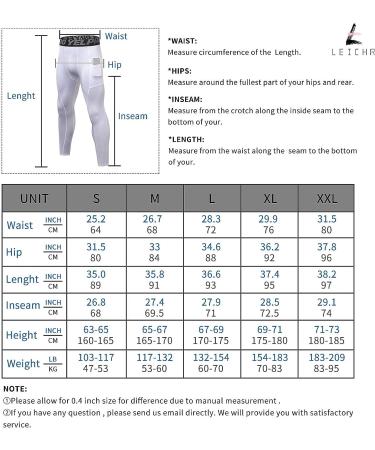 ABTIOYLLZ Men's Compression Pants - White, Large | Sports Leggings for Running, Football & Workouts with Pocket/Non Design #80 - Buy Online on SooperMarket.com