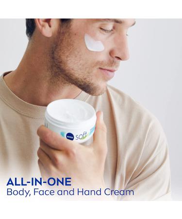 NIVEA Soft Cream 3 Pack - 6.8 Oz Jars - Refreshing Moisturizing Cream for Body, Face, and Hands - Buy Online on SooperMarket.com