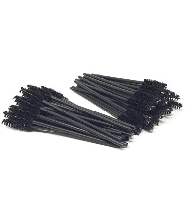 Kiara World 50 Disposable Eyelash Mascara Brushes Wands Castor Oil Applicator Eyebrow Eye Lash Extensions Lifting Brush Tool