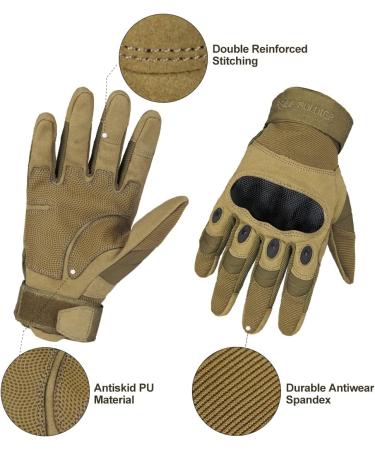 FREE SOLDIER Men's Full Finger Gloves for Work, Gardening, Cycling, Motorcycle - Large Size - Buy Online on SooperMarket.com