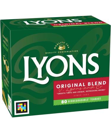 Lyons Original Tea Bags (80 Tea Bags) by Lyons Tea of Ireland - Buy Online on SooperMarket.com