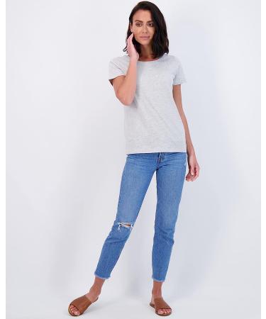Women's Classic-Fit Cotton Short-Sleeve T-Shirt 4-Pack - Plus Size Available | Large Set 3 - Buy Online on SooperMarket.com