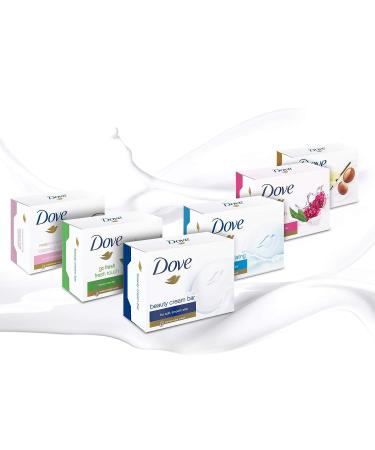 Dove White Moisturizing Cream Beauty Bar - 3.5 oz | Hydrating Gentle Cleanser - Buy Online on SooperMarket.com