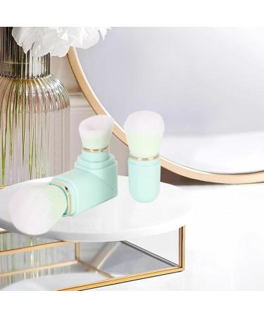 Retractable Powder Brush Blue Portable Home Makeup Brush Set for Makeup Beginners - Buy Online on SooperMarket.com