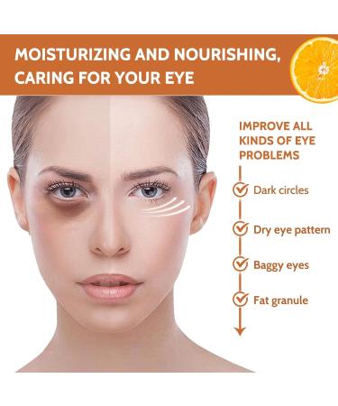 Trendyfave Vitamin C Eye Cream Under Eye Cream for Dark Circles and Puffy Eyes Eye Bags Remover Hydrating Eye Cream Fade Fine Lines Anti Aging Eye Cream for All Women Men Skin - Buy Online on SooperMarket.com