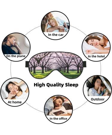 Spring is in The Air Soft Eye Mask Sleeping Mask Breathable Eye Patch for Women Perfect for Travel and Relaxation - Buy Online on SooperMarket.com