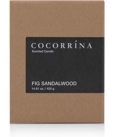 Cocorr na Candle - Natural Soy Sandalwood Candle in Glass | 46-Hour Burn | Perfect Christmas Gift | 420g Fragrance Candle with 2 Wicks - Buy Online on SooperMarket.com