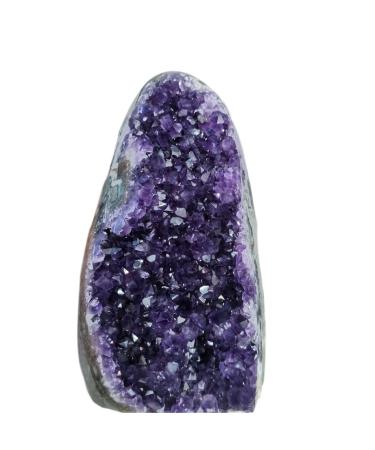 Natural crystal rough Natural Crystal Rough Amethyst Crystal Geode Cluster Natural Raw Reiki Quartz Crystals Stones from Uruguay Powerful Crystals Geode for Witchcraft Home Decor Reiki Feng Shui 2.2lb 2.2lbs
