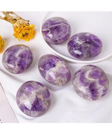 Palm Stone - Polished Rocks Meditation Worry Stone - Polished Energy Crystal Stone Crystal Polished Gemstone for Stress Relief Meditation - Buy Online on SooperMarket.com