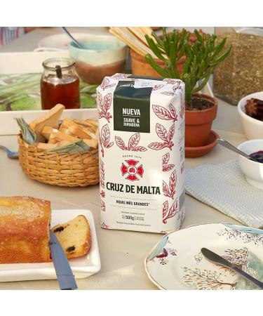 Cruz de Malta Yerba Mate Tradicional 1.5kg (500g x 3) - Premium Argentine Mate Tea - 24 Month Aged - Buy Online on SooperMarket.com