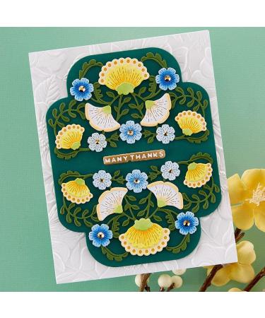 Spellbinders Four Petal Floral 3D Embossing Folder - Clear | Shop Now - Buy Online on SooperMarket.com