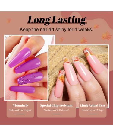 Lavender Violets 36 Colours Dip Nails Powder Starter Kit - Glitter Dipping Nail Powder Set for DIY Manicure M952 - Buy Online on SooperMarket.com