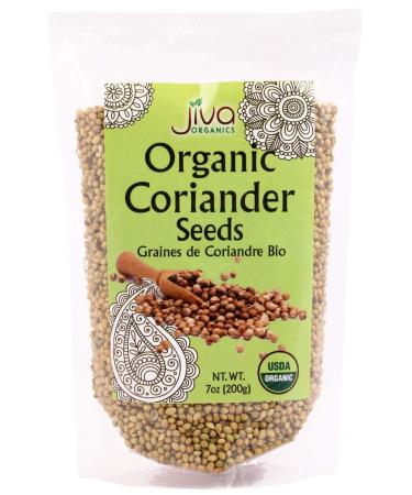 Jiva Organics Organic Coriander Seeds 7 oz (200 g)