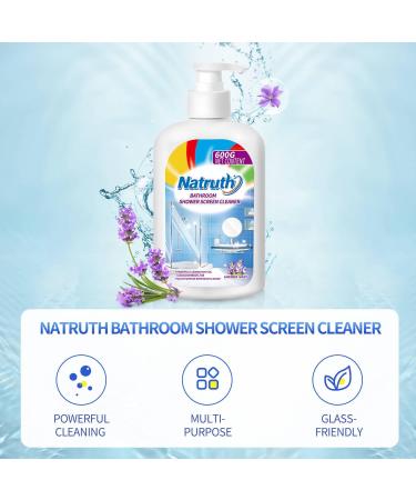 NATRUTH Lavender Shower Screen Cleaner 500ml - Limescale Remover for Glass Shower Screens - Buy Online on SooperMarket.com