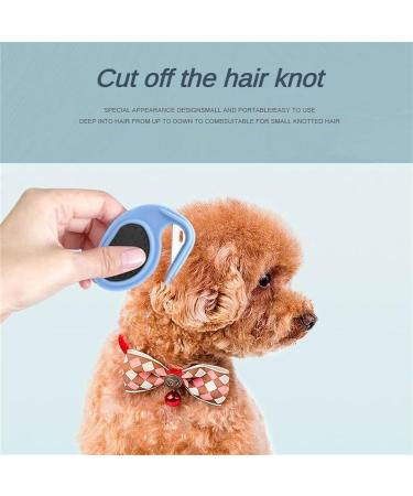 Yeahboom 2 Pet Knotting Comb - Steel Blade De-Filter Knife for Cats & Dogs | Perfect for Removing Tangles - Orange - Buy Online on SooperMarket.com