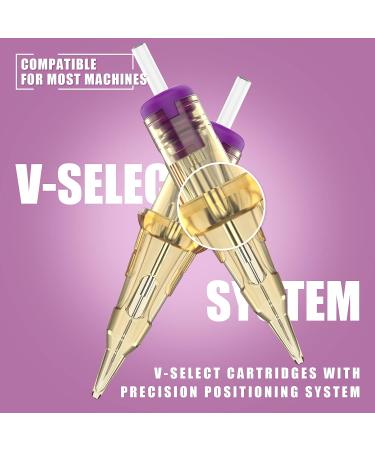EZTAT2 Tattoo Cartridge Needles Liner 3RL - Professional V Select 0.30mm Tattoo Needles - 100 Count - For Permanent Makeup & Scalp Hair Tattoos - Buy Online on SooperMarket.com