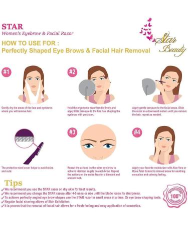 CKANDAY 24 Pieces Eyebrow Trimmer Women Men with Precision Cover Green Pink Yellow - Buy Online on SooperMarket.com