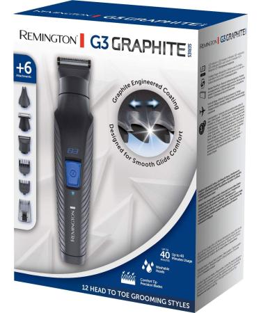 Remington Multi-Hair Clipper G3 - Battery-Operated Beard Trimmer & Hair Clipper with 6 Attachments | PG3000 for Men - Buy Online on SooperMarket.com