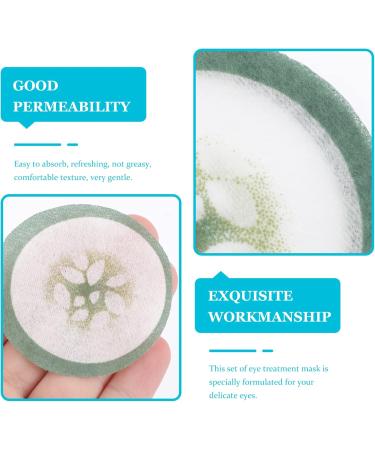 100 Pcs Eye Mask Paper - Non-Woven Eye Pads for Dry Eyes | Household Eye Patches for Comfortable Relief - International Shipping Available - Buy Online on SooperMarket.com