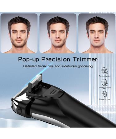 Buy Electric Shaver for Men - Rechargeable Foil Razor with Beard Trimmer LED Display Travel Lock & USB-C Charging - Perfect for Wet/Dry Shaving - Buy Online on SooperMarket.com