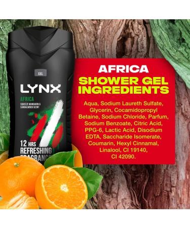 Lynx Africa Shower Gel 400ml - Refreshing Body Wash | Pack of 1 - Buy Online on SooperMarket.com