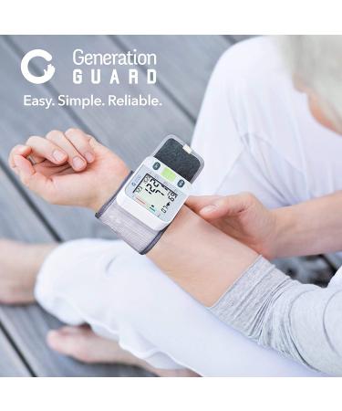 Generation Guard Clinical Automatic Blood Pressure Monitor with FDA Approval and Portable Case - Irregular Heartbeat Detection, Adjustable Wrist Cuff - for Health Monitoring - Buy Online on SooperMarket.com