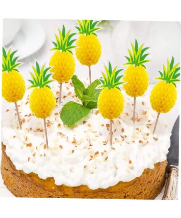 OFFSCH 19pcs Baking Decoration Insert Cake Topper Toppers Para Comida Cake Decor Topper Flamingo Cake Insert Decoration Fruit Cake Cupcake Three-dimensional Paper 3d Decorative Sign - Buy Online on SooperMarket.com