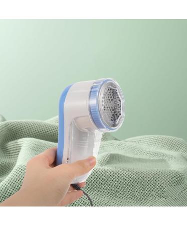 Premium Portable Fabric Shaver & Lint Remover - Ideal for Clothes Sweaters and Furniture | Two Blades & Electrostatic Brush - Buy Online on SooperMarket.com