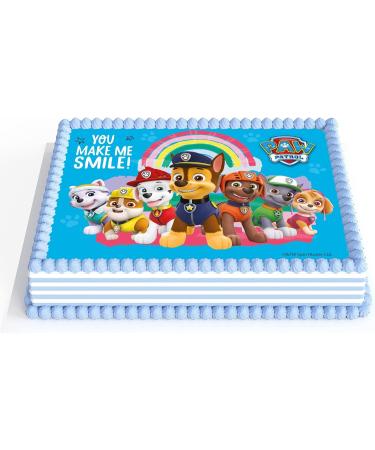 Dekora Paw Patrol Edible Cake Topper Children's Birthday Decoration A5 Wafer - Buy Online on SooperMarket.com