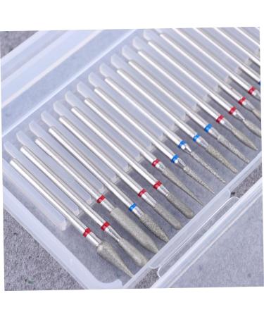minkissy Diamond Tipped Drill Bits 1 Box Nail Cylinder Head Grinding Head Polisher Manicure Tools Diamond Drill Bit Manicure Head Alloy Glitch To Rotate - Buy Online on SooperMarket.com
