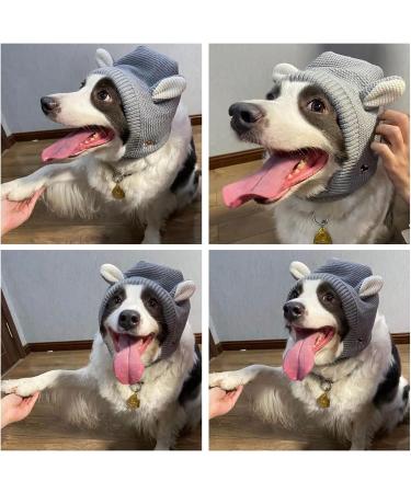 YolentQuiet Ears 2PCS Dog Ear Covers for Anxiety and Noise Protection - Gray+Purple - Medium to Large Dogs - Buy Online on SooperMarket.com