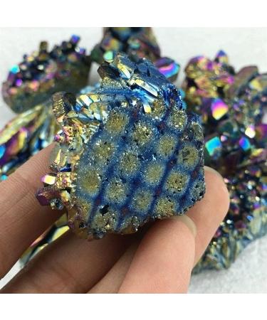 Stone Crafts 30g Quartz Crystal Titanium Cluster VUG Specimen Reiki Home Decor ERBRA - Buy Online on SooperMarket.com