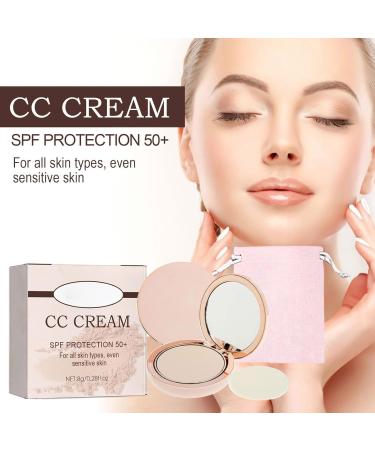 Always Divina Illumina Cc Creamy Compact Spf 50+ Ilumina Powder Foundation Makeup Cc Cream Concealer Set up Powder With Mirror & Makeup Pocket (06 Dark Brown) 8 g (Pack of 1) 06 Dark Brown - Buy Online on SooperMarket.com