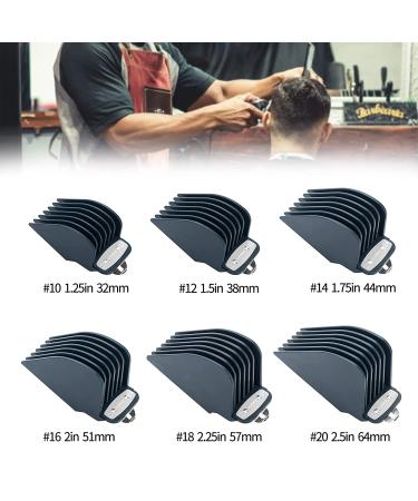 Wahl Hair Clipper Guards Set 1.25-2.5 inch, 6pcs Blue - Compatible with Most Full Size Trimmers - Metal Clip Included - Buy Online on SooperMarket.com