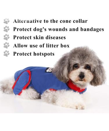 BT Bear Dog Surgery Recovery Suits Soft Elastic Cotton Pet Cat Recovery Jackets Vest After Surgery Clothing After Surgery Wear Anti Licking Wounds (XX-Large) - Buy Online on SooperMarket.com