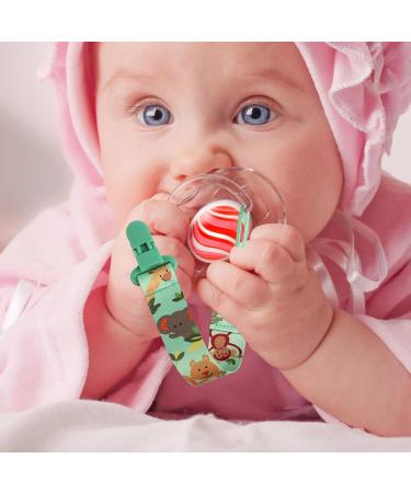 Yatlouba Baby Pacifier Clips | Fabric Pacifier Clamps for Girls & Babies | Secure & Durable Bite Toys - Buy Online on SooperMarket.com