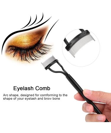 Eyelash Comb & Separator - Premium Steel Teeth Mascara & Eyebrow Grooming Brush | Shop Now - Buy Online on SooperMarket.com