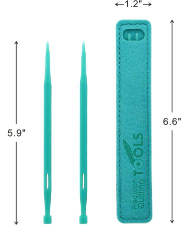 2Pcs Purple Thang Multifunctional Sewing Kit Tools for Precision Quilting - Green Color - Buy Online on SooperMarket.com