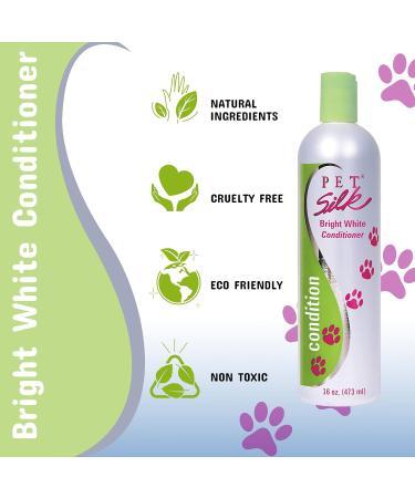 Buy Pet Silk Bright White Pet Conditioner 472 ml - Best International Shipping for Your Pet's Grooming Needs - Buy Online on SooperMarket.com