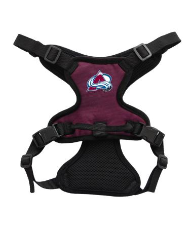 Littlearth Unisex-Adult NHL Colorado Avalanche Front Clip Pet Harness, Team Color, X-Small