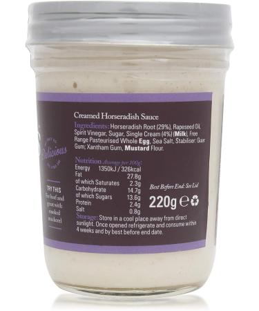 Stokes Creamed Horseradish Sauce 220g - Rich and Flavorful Condiment - Buy Online on SooperMarket.com